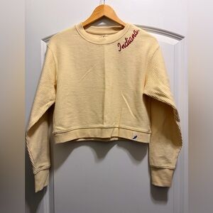 INDIANA UNIVERSITY League Cream Relaxed Sweatshirt